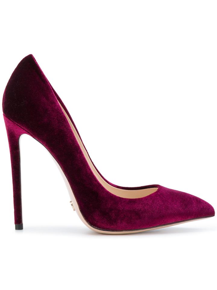 Gianni Renzi Pointed Pumps - Pink & Purple