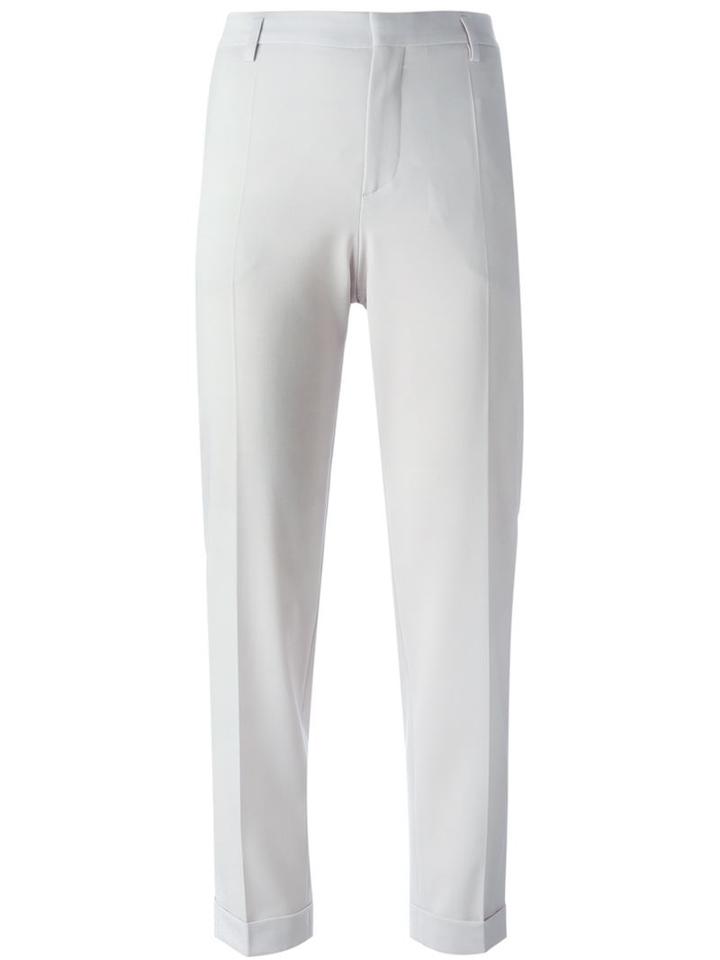 Maison Margiela Cropped Crepe Trousers