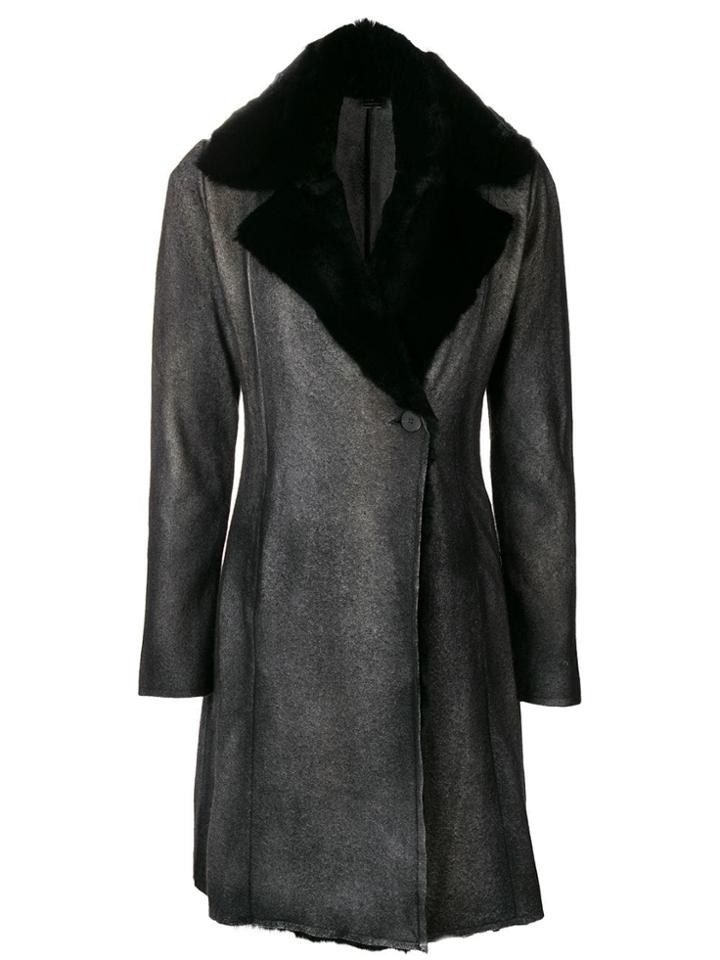 Avant Toi Fur Coat - Grey