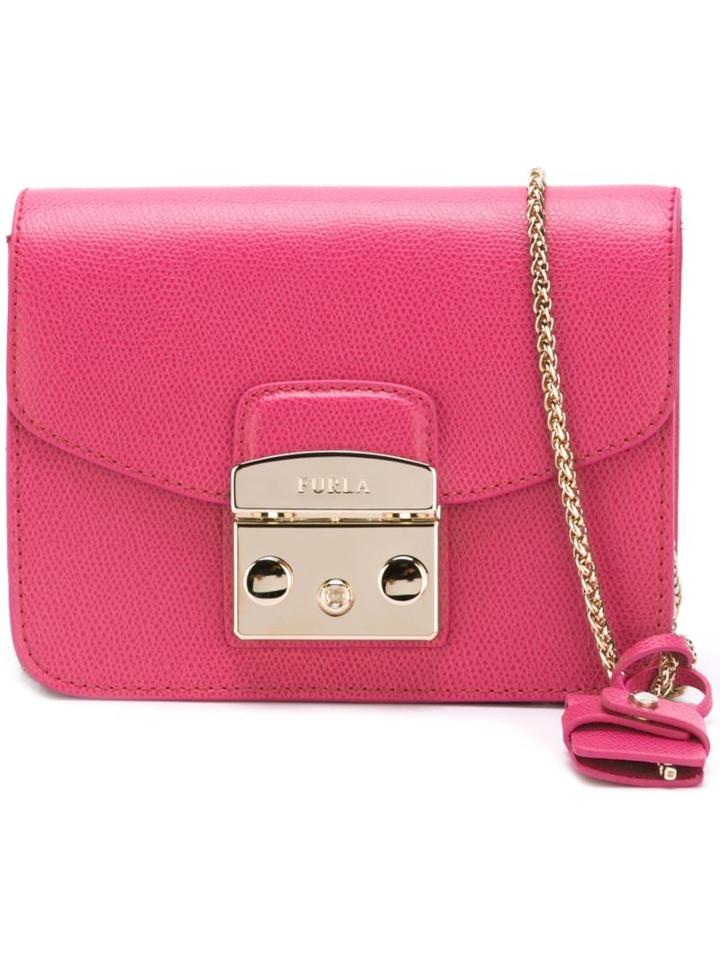 Furla 'metropolis' Crossbody Bag, Women's, Pink/purple, Leather