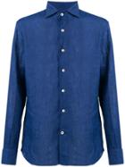 Alessandro Gherardi Pointed Collar Shirt - Blue