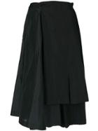 Comme Des Garçons Vintage Layered Deconstructed Skirt - Black