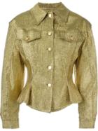 Jean Paul Gaultier Vintage Lurex Jacket, Women's, Size: 46, Grey