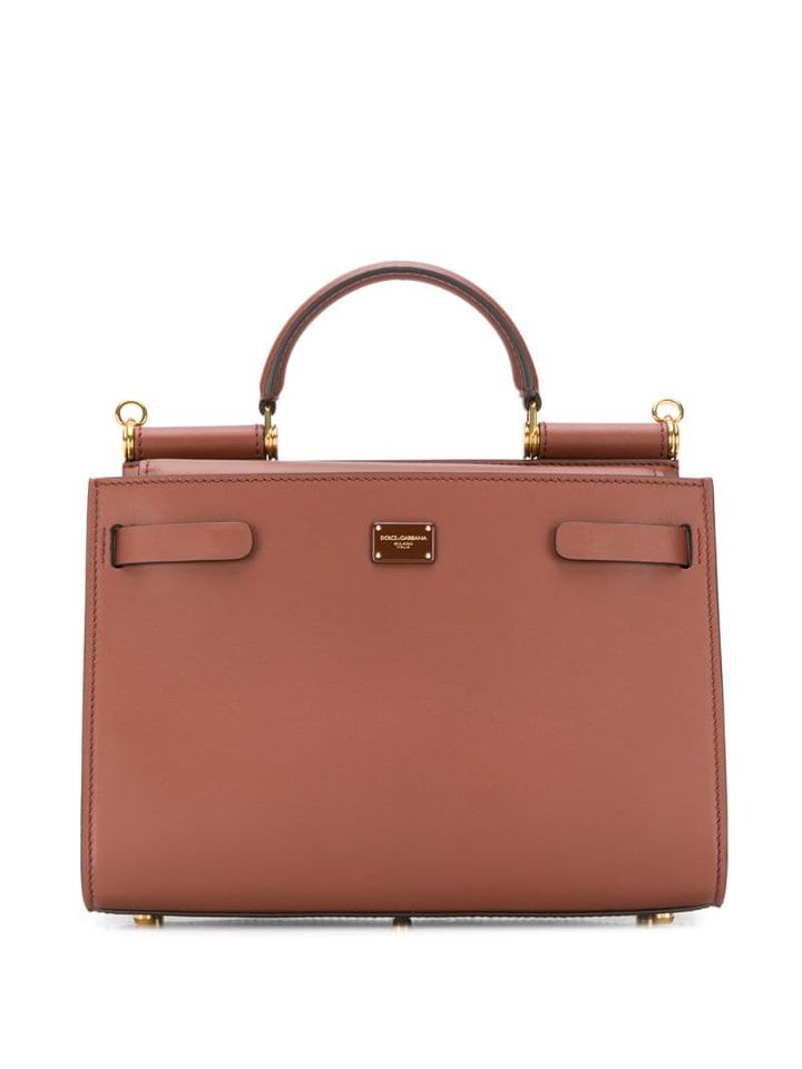 Dolce & Gabbana Small Sicily 62 Tote Bag - Brown