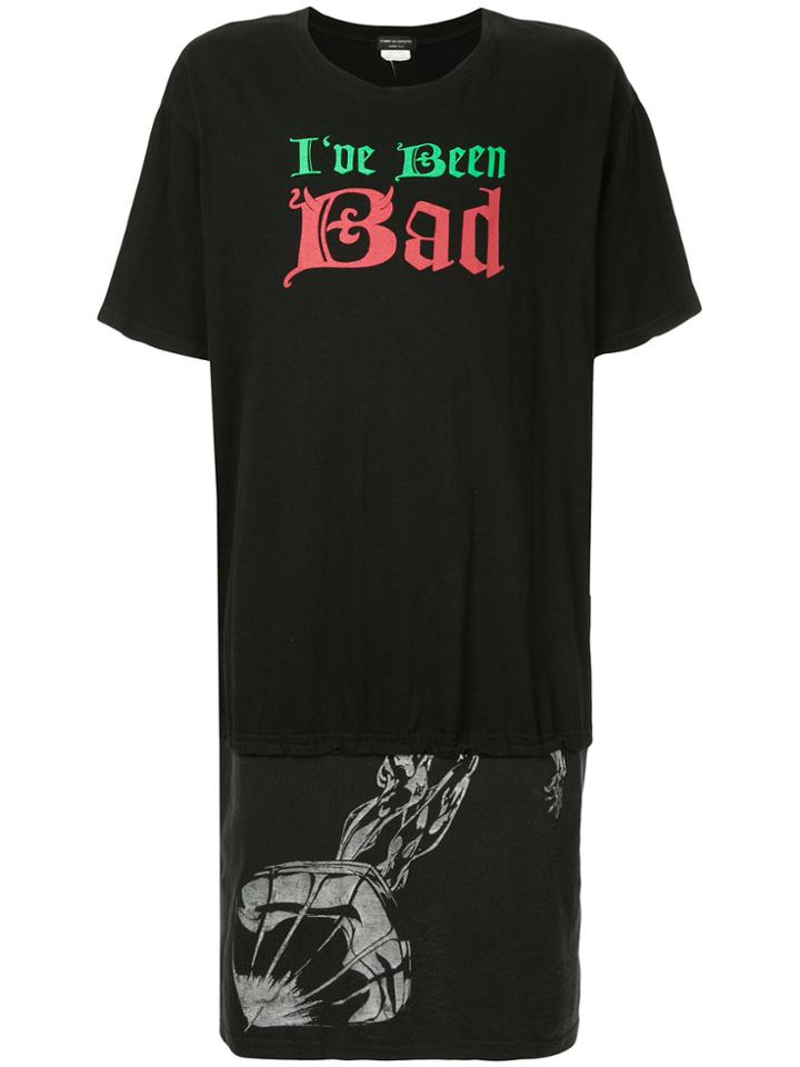 Comme Des Garçons Vintage Reworked Long T-shirt - Black