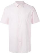 Pringle Of Scotland Shortsleeved Shirt, Men's, Size: 16, Pink/purple, Cotton