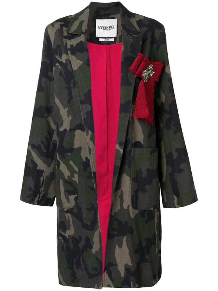 Essentiel Antwerp Poetic Coat - Green