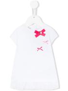 Liu Jo Kids - Bow Detailed Top - Kids - Cotton/polyester - 3 Mth, White