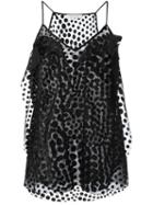 Cédric Charlier Dotted Sheer Top