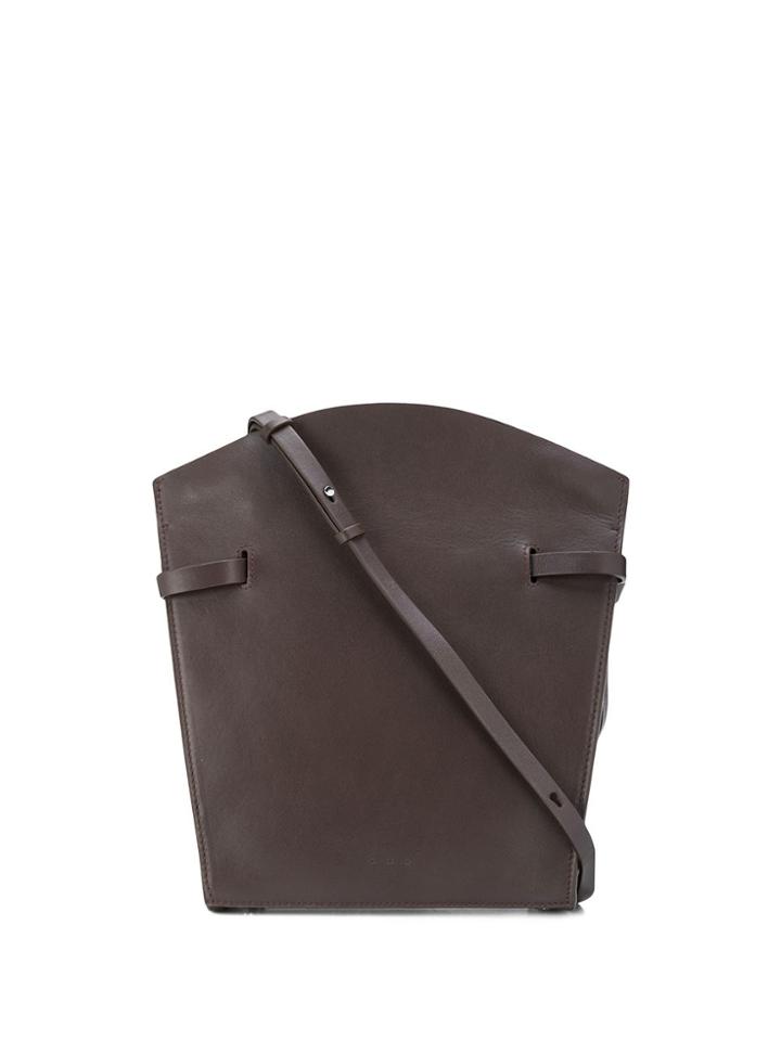Aesther Ekme Midi Leather Satchel - Brown