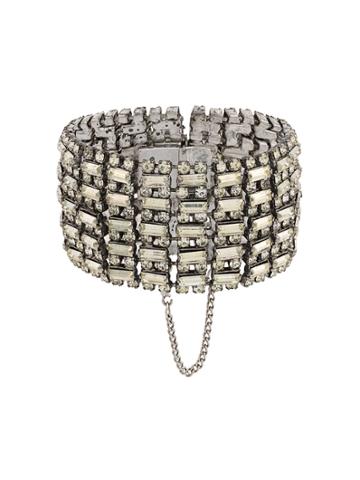 Katheleys Vintage 1950's Glam Bracelet - Silver