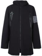 Puma Hooded Coat, Men's, Size: Medium, Black, Nylon/spandex/elastane/polyester