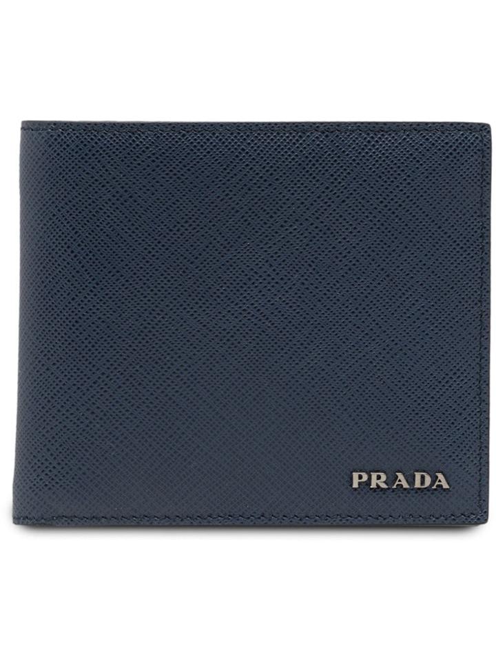 Prada Leather Wallet - Blue