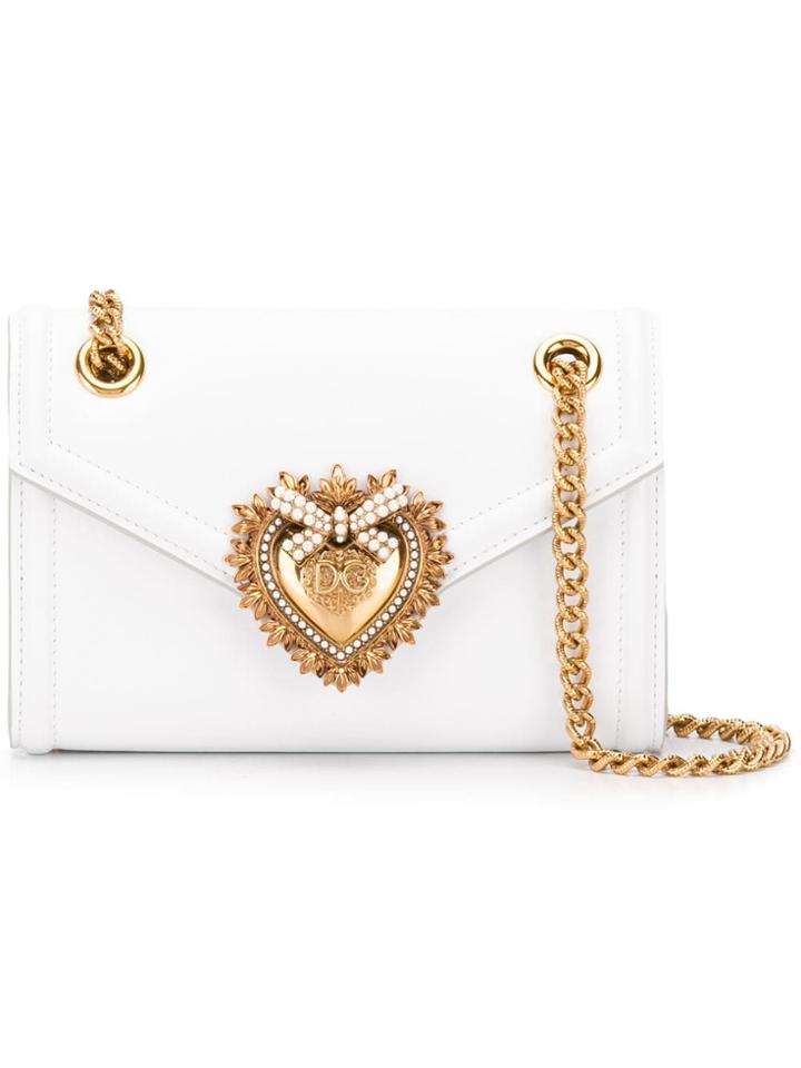 Dolce & Gabbana Devotion Crossbody Bag - White