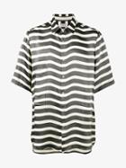 Ex Infinitas Wave Stripe Shirt, Men's, Size: Small, Black, Viscose