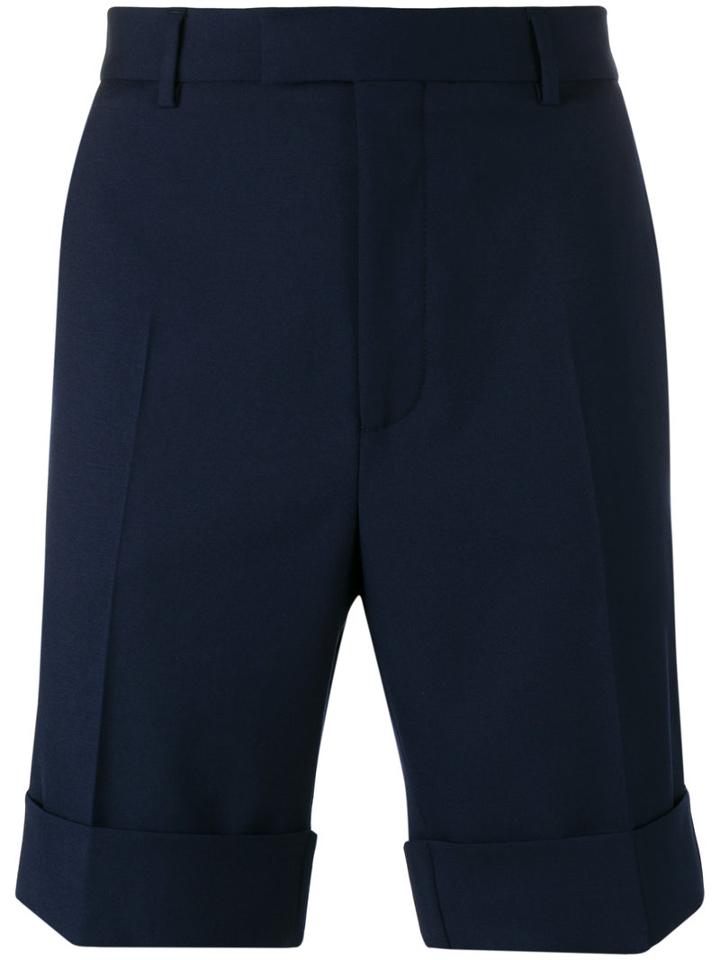 Gucci - Tailored Shorts - Men - Polyester/spandex/elastane/wool - 54, Blue, Polyester/spandex/elastane/wool