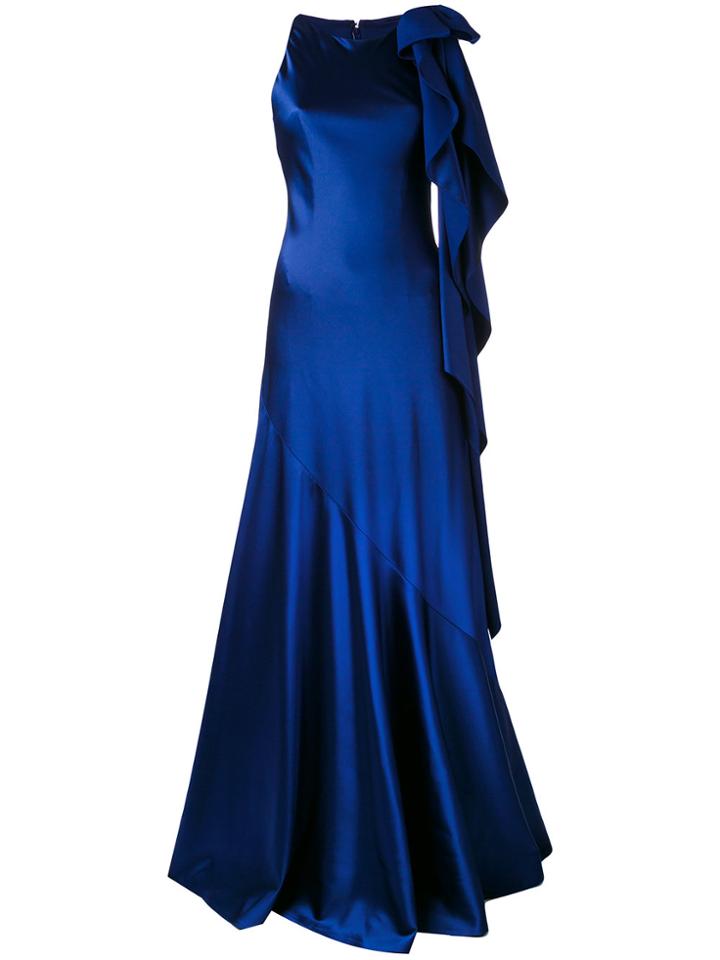 Talbot Runhof Mohan Gown - Blue