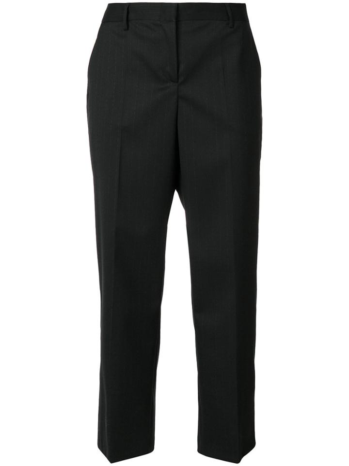Tonello Cropped Trousers - Black