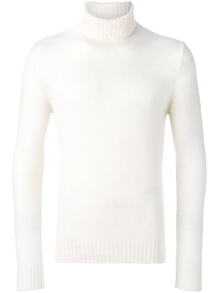 Dell'oglio Roll-neck Jumper - White