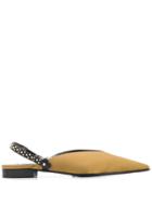 Dorothee Schumacher Slingback Ballerina Shoes - Green