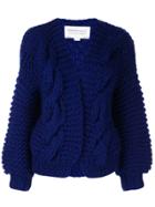 I Love Mr Mittens Diamond Cream Bomber - Blue