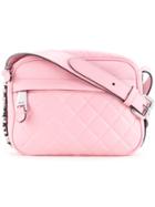 Moschino Quilted Shoulder Bag - Pink & Purple