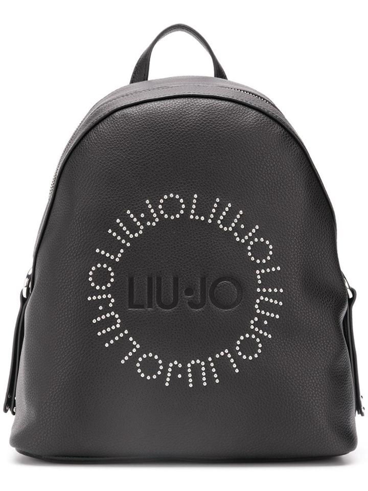Liu Jo Logo Studded Backpack - Black
