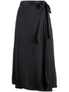 Forte Forte Wrap Midi Skirt - Black