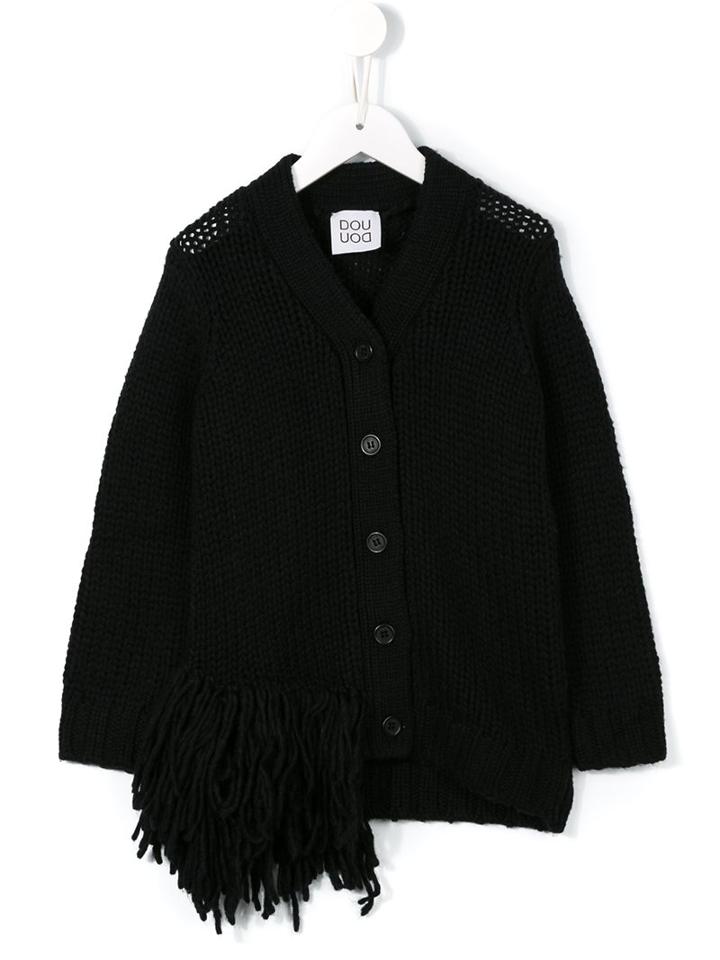 Douuod Kids 'fennec' Cardigan, Boy's, Size: 10 Yrs, Black