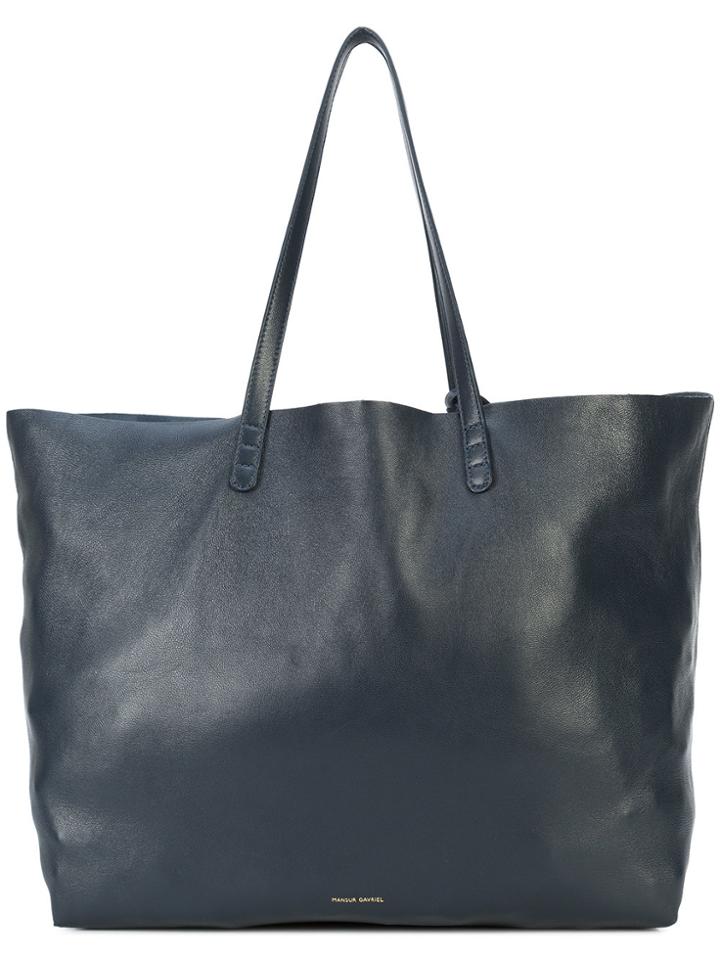Mansur Gavriel Soft Shopper Tote - Blue