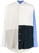 Jil Sander Patchwork Button-up Shirt - White