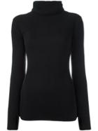 Y-3 Roll Neck Jumper, Women's, Size: Medium, Black, Polyamide/polyester/wool/other Fibers