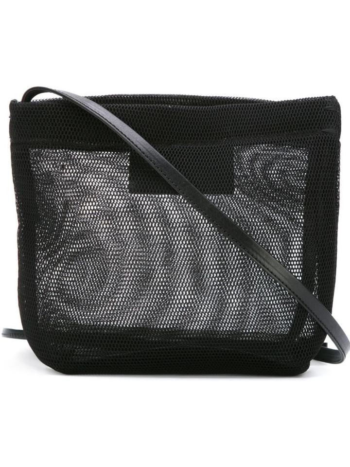 Ann Demeulemeester Small Mesh Cross Body, Women's, Black