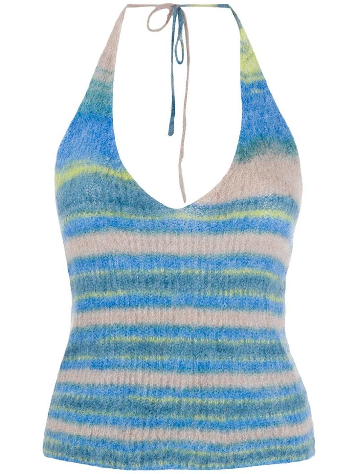 Jacquemus La Maille Tropea Knitted Top - Blue