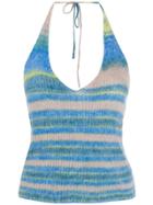 Jacquemus La Maille Tropea Knitted Top - Blue