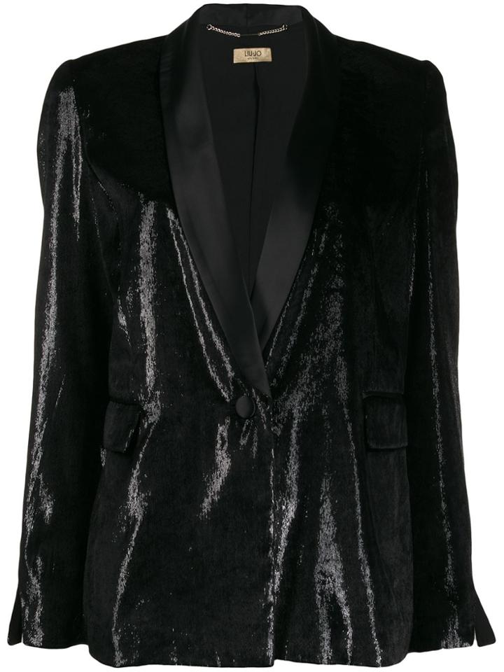 Liu Jo Sequin Blazer - Black