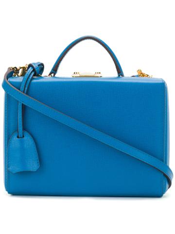 Mark Cross Grace Box Tote - Blue
