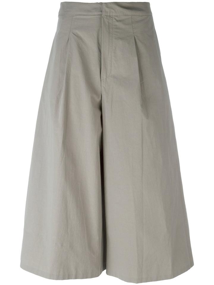 Cristaseya Cropped Trousers, Women's, Size: Xs, Grey, Cotton