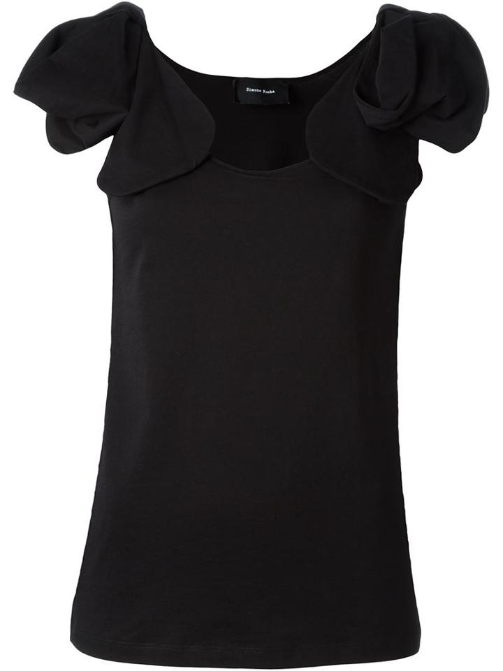 Simone Rocha Shoulder Bows Tank Top