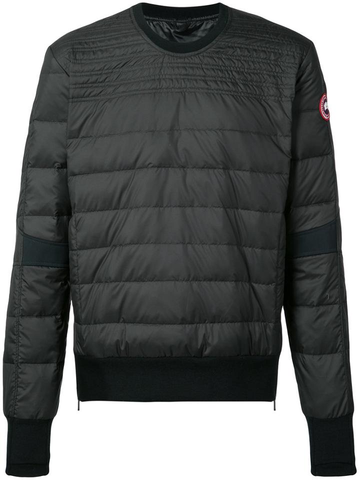 Canada Goose - Puffer Sweatshirt - Men - Polyester/goose Down - M, Black, Polyester/goose Down