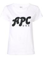 A.p.c. Nancy Usa T-shirt - White