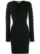 Roberto Cavalli Cut-out Fitted Dress - Black