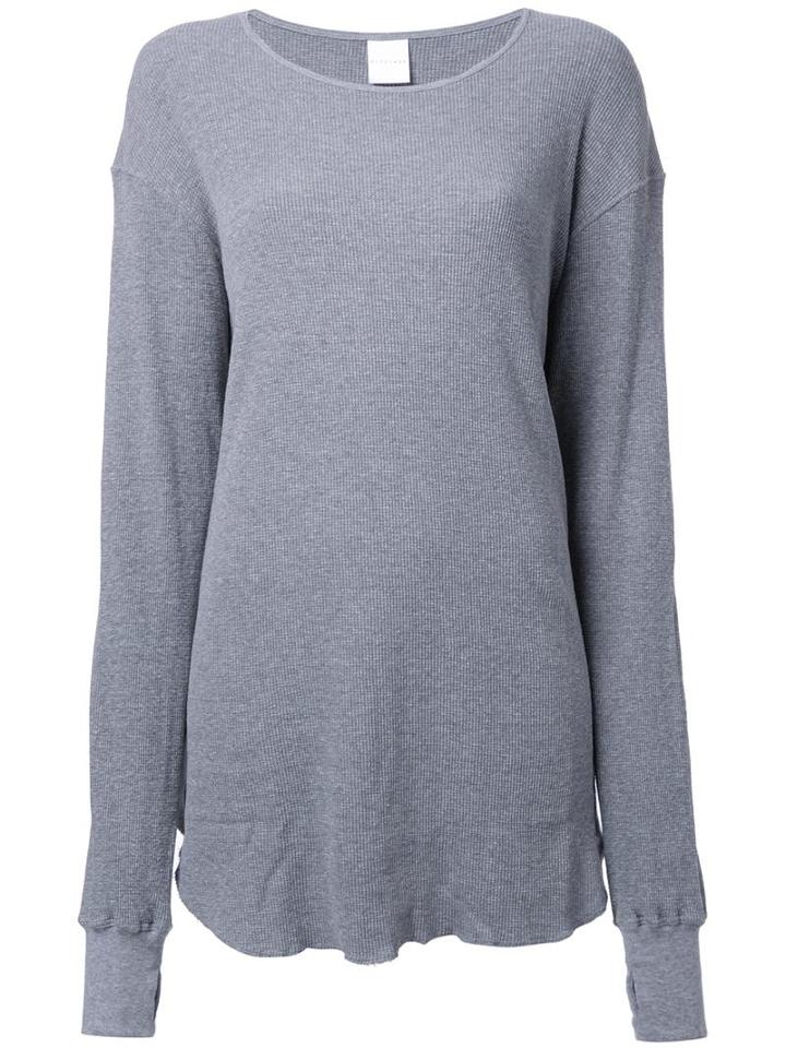 Cityshop Organic Thermal T-shirt, Women's, Grey, Cotton