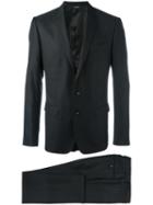 Dolce & Gabbana Two-piece Formal Suit, Men's, Size: 48, Black, Silk/acetate/cupro/virgin Wool
