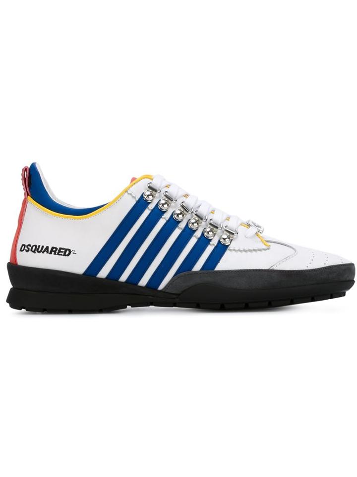 Dsquared2 251 Sneakers, Men's, Size: 40, White, Leather/rubber