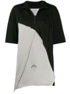 A-cold-wall* Oversized Zip-up T-shirt - Black