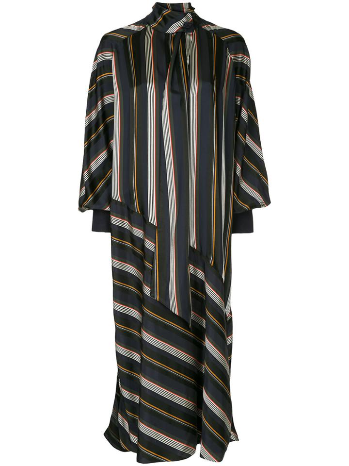 Roksanda Striped Midi Dress - Blue