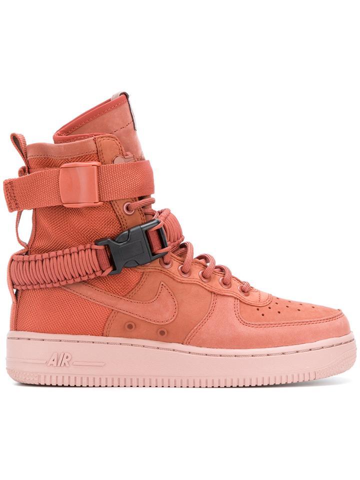 Nike Sf Air Force 1 Sneakers - Yellow & Orange
