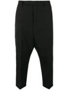 Rick Owens Astaires Cropped Trousers - Black