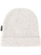Tom Ford Cashmere Ribbed Beanie - Grey
